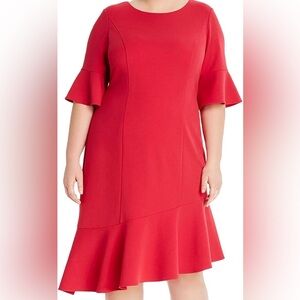 Adrianna Papell Asymmetrical Pink Dress- send an offer ❤️❤️